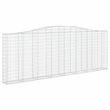 Cesti Gabbioni ad Arco 10 pz 400x30x140/160 cm Ferro Zincato