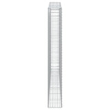 Cesti Gabbioni ad Arco 4 pz 400x30x220/240 cm Ferro Zincato