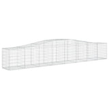 Cesti Gabbioni ad Arco 2 pz 400x50x60/80 cm Ferro Zincato