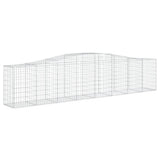 Cesti Gabbioni ad Arco 15 pz 400x50x80/100 cm Ferro Zincato