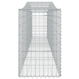 Cesti Gabbioni ad Arco 15 pz 400x50x80/100 cm Ferro Zincato