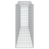 Cesti Gabbioni ad Arco 8 pz 400x50x120/140 cm Ferro Zincato