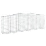 Cesti Gabbioni ad Arco 25 pz 400x50x120/140 cm Ferro Zincato
