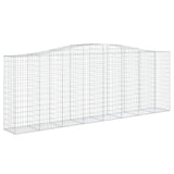 Cesti Gabbioni ad Arco 3 pz 400x50x140/160 cm Ferro Zincato
