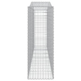 Cesti Gabbioni ad Arco 3 pz 400x50x140/160 cm Ferro Zincato