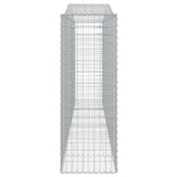 Cesti Gabbioni ad Arco 8 pz 400x50x140/160 cm Ferro Zincato