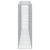 Cesti Gabbioni ad Arco 10 pz 400x50x160/180 cm Ferro Zincato