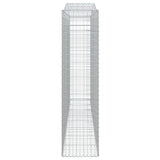 Cesti Gabbioni ad Arco 2 pz 400x50x200/220 cm Ferro Zincato