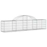 Cesti Gabbioni ad Arco 30 pz 200x30x40/60 cm Ferro Zincato