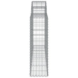 Cesti Gabbioni ad Arco 40 pz 200x30x100/120 cm Ferro Zincato