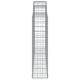 Cesti Gabbioni ad Arco 13 pz 200x30x120/140 cm Ferro Zincato