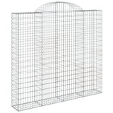 Cesti Gabbioni ad Arco 7 pz 200x30x180/200 cm Ferro Zincato