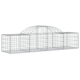 Cesti Gabbioni ad Arco 11 pz 200x50x40/60 cm Ferro Zincato
