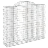 Cesti Gabbioni ad Arco 5 pz 200x50x160/180 cm Ferro Zincato