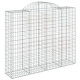 Cesti Gabbioni ad Arco 30 pz 200x50x160/180 cm Ferro Zincato