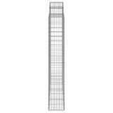 Cesti Gabbioni ad Arco 4 pz 200x50x180/200 cm Ferro Zincato