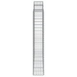 Cesti Gabbioni ad Arco 7 pz 200x50x180/200 cm Ferro Zincato