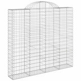 Cesti Gabbioni ad Arco 9 pz 200x50x180/200 cm Ferro Zincato