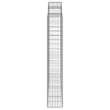 Cesti Gabbioni ad Arco 9 pz 200x50x180/200 cm Ferro Zincato