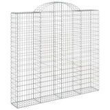 Cesti Gabbioni ad Arco 10 pz 200x50x180/200 cm Ferro Zincato