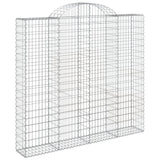 Cesti Gabbioni ad Arco 11 pz 200x50x180/200 cm Ferro Zincato