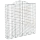 Cesti Gabbioni ad Arco 5 pz 200x50x200/220 cm Ferro Zincato