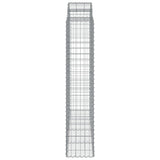 Cesti Gabbioni ad Arco 5 pz 200x50x200/220 cm Ferro Zincato