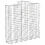 Cesti Gabbioni ad Arco 7 pz 200x50x200/220 cm Ferro Zincato