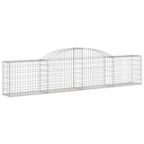 Cesti Gabbioni ad Arco 5 pz 300x30x60/80 cm Ferro Zincato