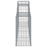 Cesti Gabbioni ad Arco 13 pz 300x30x60/80 cm Ferro Zincato