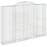 Cesti Gabbioni ad Arco 2 pz 300x30x200/220 cm Ferro Zincato