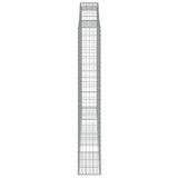 Cesti Gabbioni ad Arco 2 pz 300x30x200/220 cm Ferro Zincato