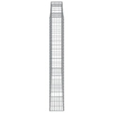 Cesti Gabbioni ad Arco 5 pz 300x30x200/220 cm Ferro Zincato