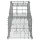 Cesti Gabbioni ad Arco 5 pz 300x50x40/60 cm Ferro Zincato