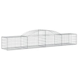 Cesti Gabbioni ad Arco 17 pz 300x50x40/60 cm Ferro Zincato