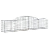 Cesti Gabbioni ad Arco 15 pz 300x50x60/80 cm Ferro Zincato