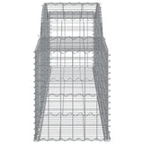 Cesti Gabbioni ad Arco 15 pz 300x50x60/80 cm Ferro Zincato