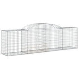 Cesti Gabbioni ad Arco 11 pz 300x50x80/100 cm Ferro Zincato