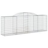 Cesti Gabbioni ad Arco 5 pz 300x50x100/120 cm Ferro Zincato
