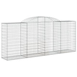 Cesti Gabbioni ad Arco 5 pz 300x50x120/140 cm Ferro Zincato