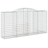 Cesti Gabbioni ad Arco 7 pz 300x50x140/160 cm Ferro Zincato