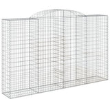 Cesti Gabbioni ad Arco 3 pz 300x50x180/200 cm Ferro Zincato