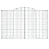 Cesti Gabbioni ad Arco 25 pz 300x50x180/200 cm Ferro Zincato