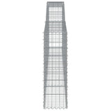 Cesti Gabbioni ad Arco 25 pz 400x30x100/120 cm Ferro Zincato