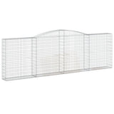Cesti Gabbioni ad Arco 5 pz 400x30x120/140 cm Ferro Zincato