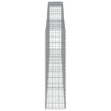 Cesti Gabbioni ad Arco 5 pz 400x30x120/140 cm Ferro Zincato