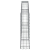 Cesti Gabbioni ad Arco 9 pz 400x30x120/140 cm Ferro Zincato