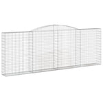 Cesti Gabbioni ad Arco 8 pz 400x30x140/160 cm Ferro Zincato