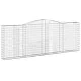 Cesti Gabbioni ad Arco 8 pz 400x30x140/160 cm Ferro Zincato