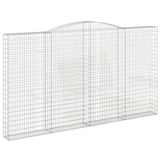 Cesti Gabbioni ad Arco 15 pz 400x30x220/240 cm Ferro Zincato
